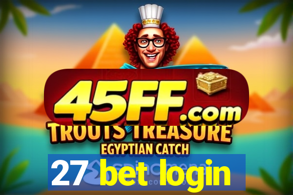 27 bet login